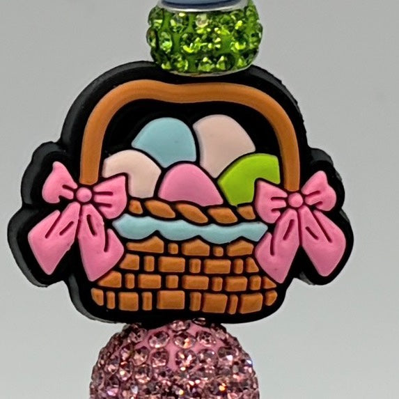 Easter Basket Stuffer Pens – Cute Bunny Beaded Pens | Choose Your Style (A–E)