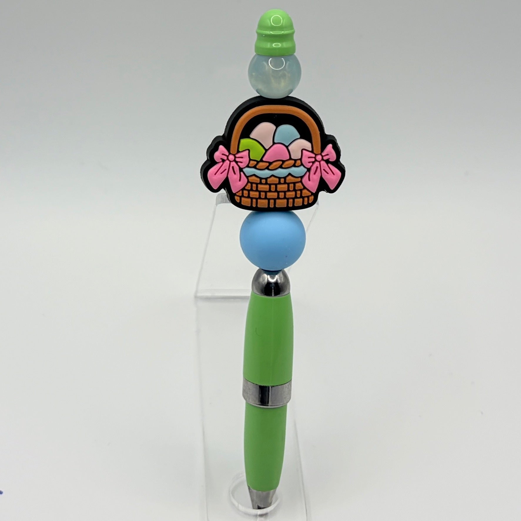 Easter Basket Stuffer Pens – Cute Bunny Beaded Pens | Choose Your Style (A–E)