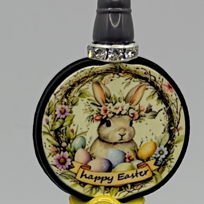 Easter Bunny Beaded Pens – Choose Your Style (A–E) | Handmade Gift | Baske