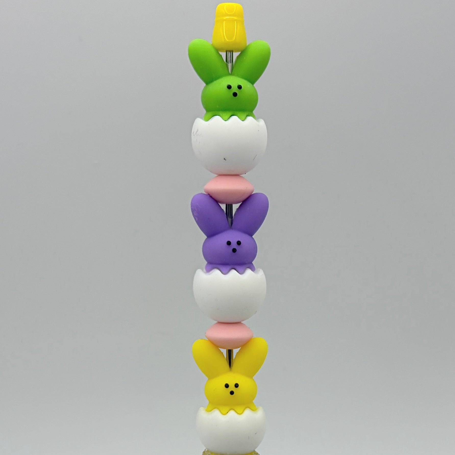 Easter Bunny Beaded Pens | Cute Spring Pens with Pom Pom & Chick Designs | Handmade Gift Pens | Easter Basket Fillers | Choose Style A–E