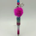 Bunny Bling Beaded Pens (Set 1) – Choose Your Style – Rhinestone Bunny & Pom-Pom Pens – Gift for Her