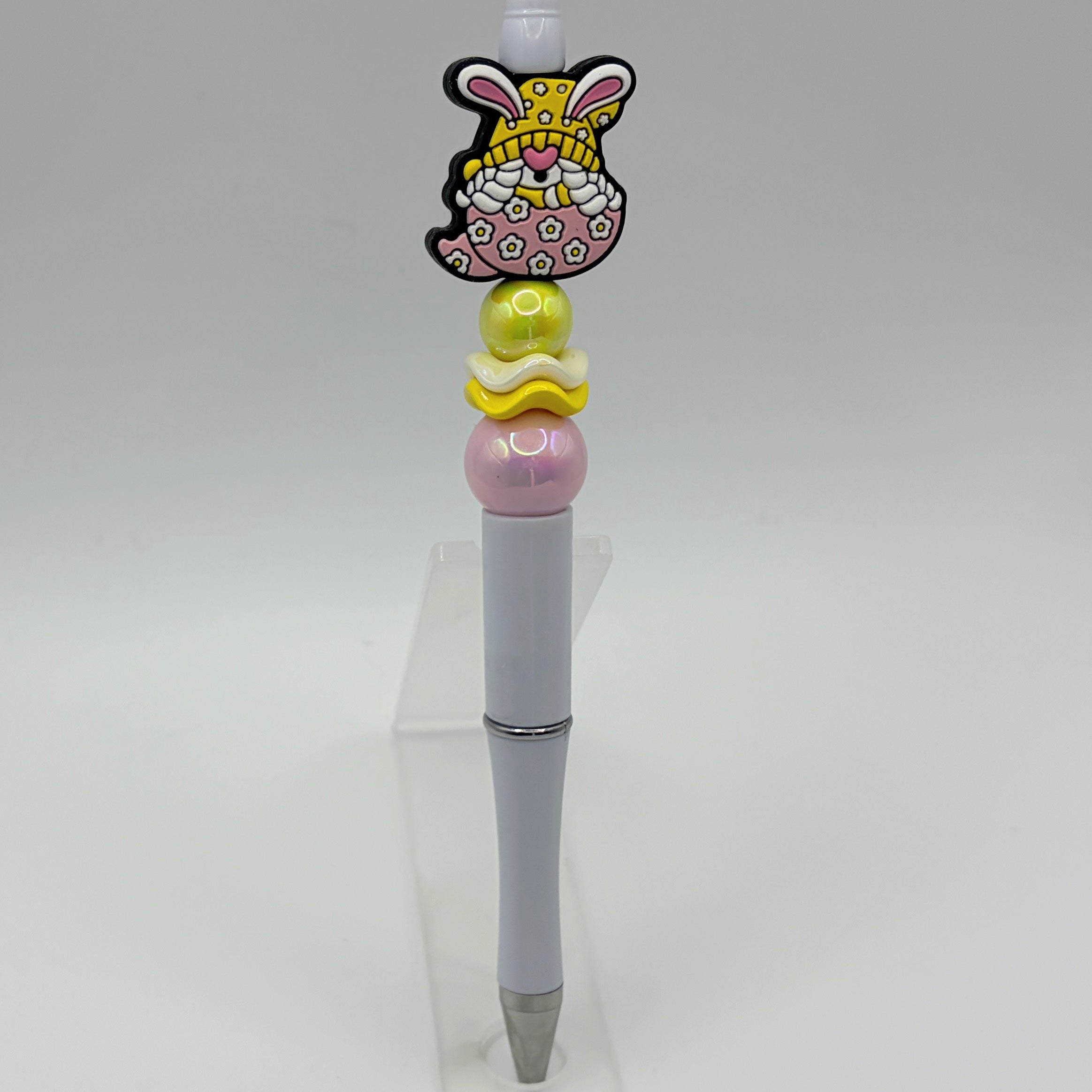 Easter Bunny Beaded Pens | Cute Spring Pens with Pom Pom & Chick Designs | Handmade Gift Pens | Easter Basket Fillers | Choose Style A–E
