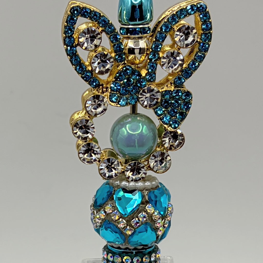 Rhinestone Bunny Beaded Pens | Choose Your Style A–C | Handmade Bling Pens | Cute Easter Statement Pens