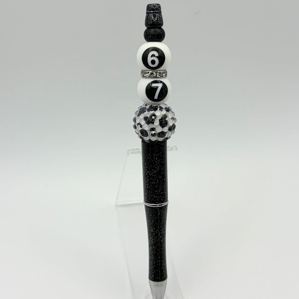 "67" Beaded Pens – Choose Your Style A–E | Fun Number Pens | Gift Idea | Limited Handmade Pens