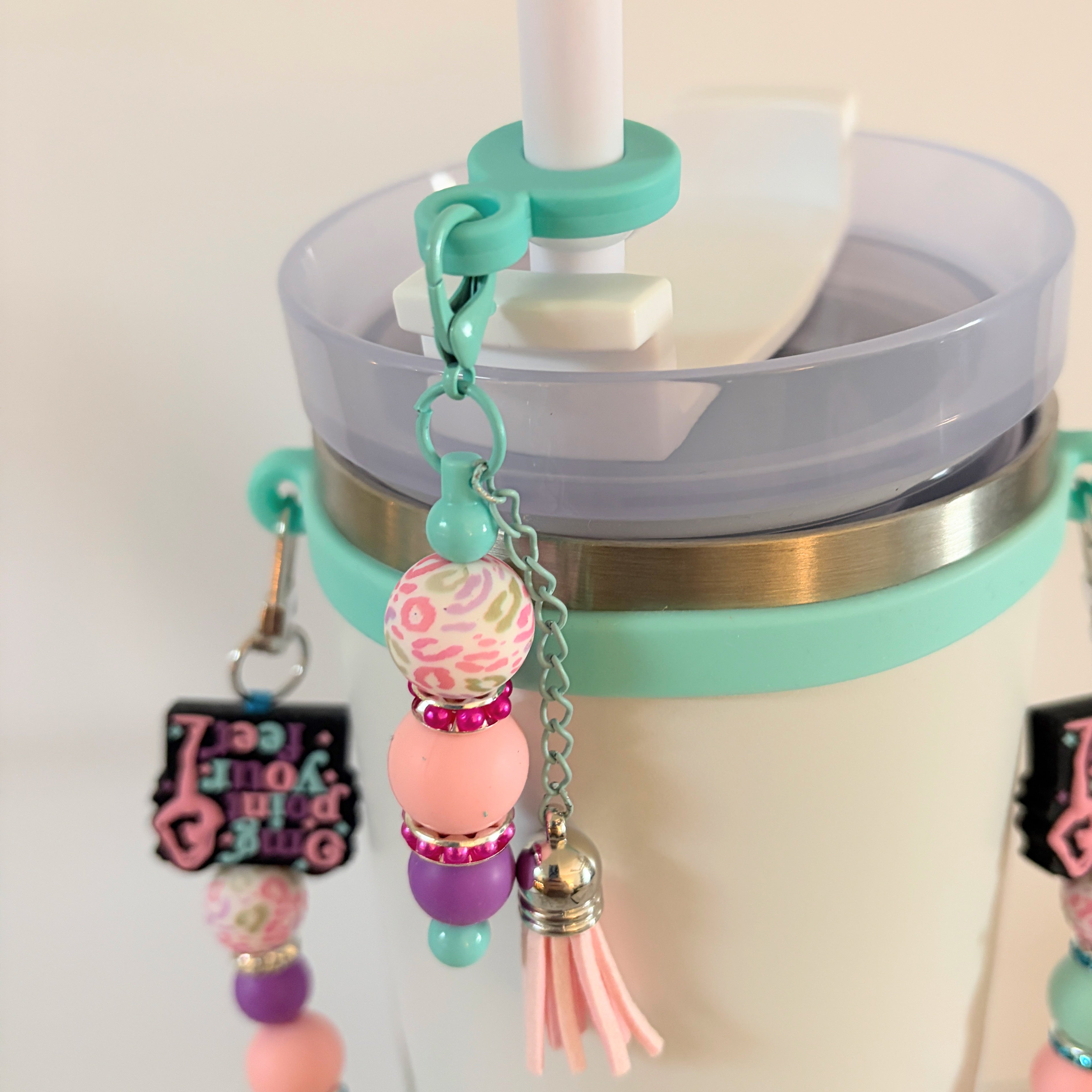 Just a Girl Who Loves to Dance Beaded Tumbler Strap