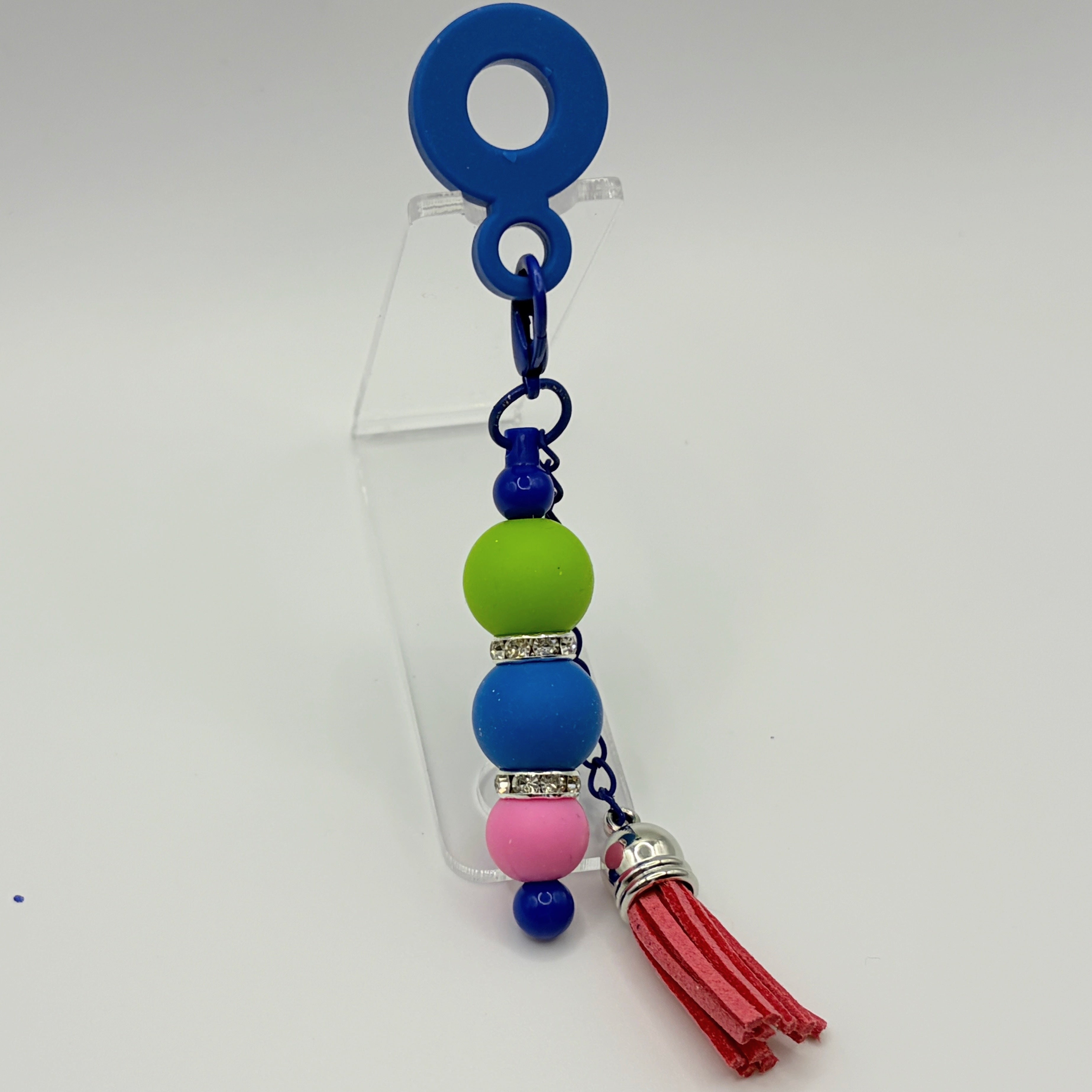 Beaded Straw Cap Charms – Reusable Silicone Tumbler Straw Toppers