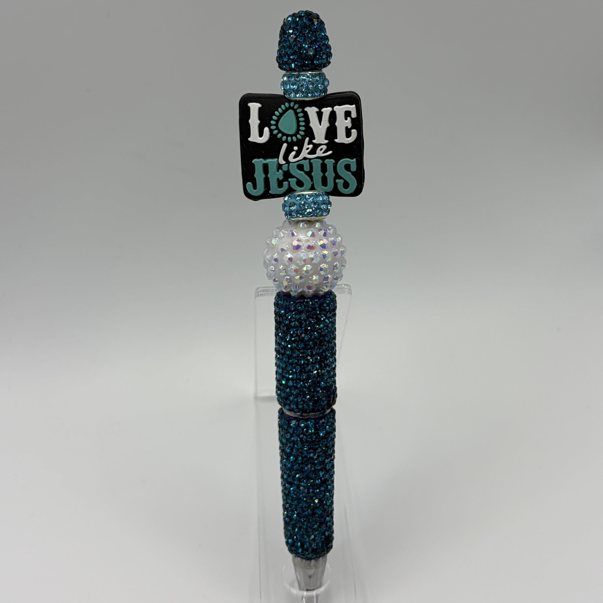 Choose Your Style Faith Rhinestone Beaded Pens | Christian “Love Like Jesus” | Holy Bible | Walk by Faith Pens