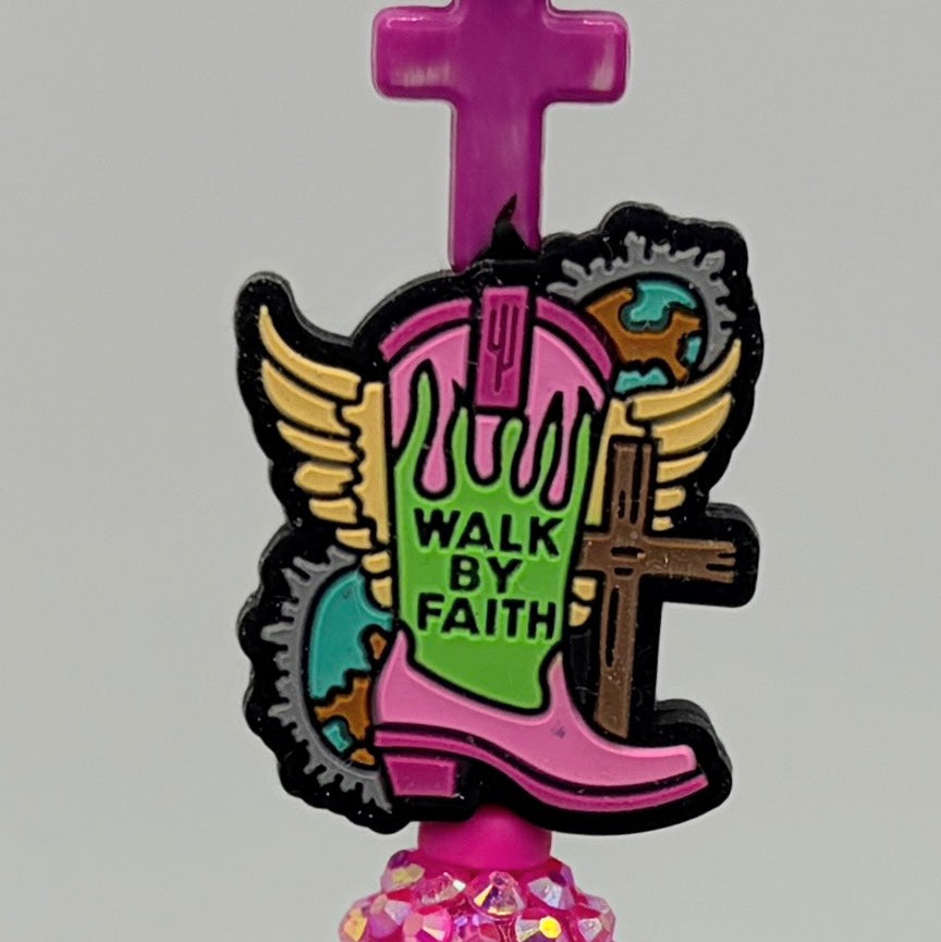 Choose Your Style Faith Rhinestone Beaded Pens | Christian “Love Like Jesus” | Holy Bible | Walk by Faith Pens