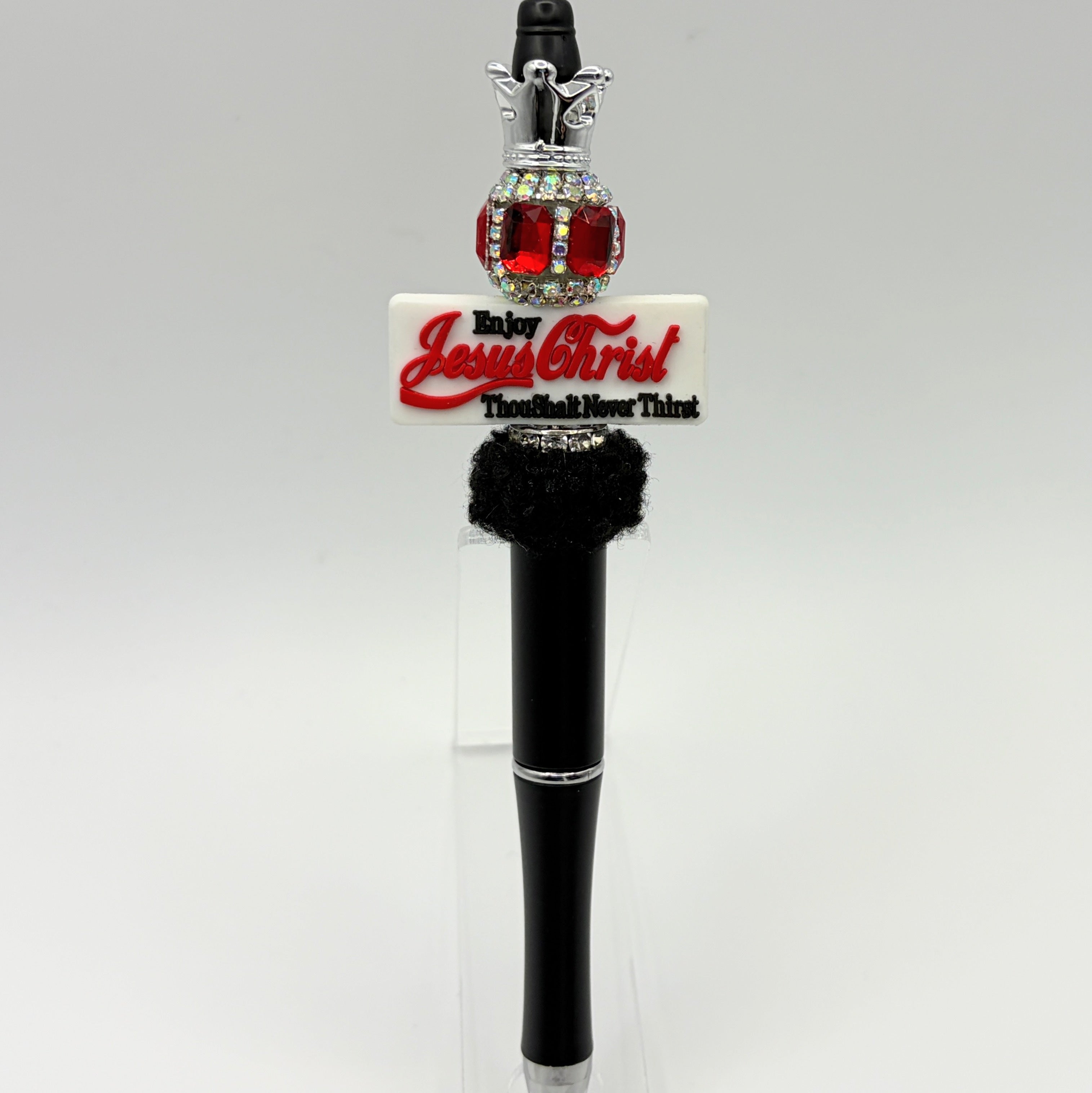 Faith-Inspired Beaded Pens – Choose Your Style A–F | Christian Gift Pens | Jesus Loves You | One of a Kind | $10 Each