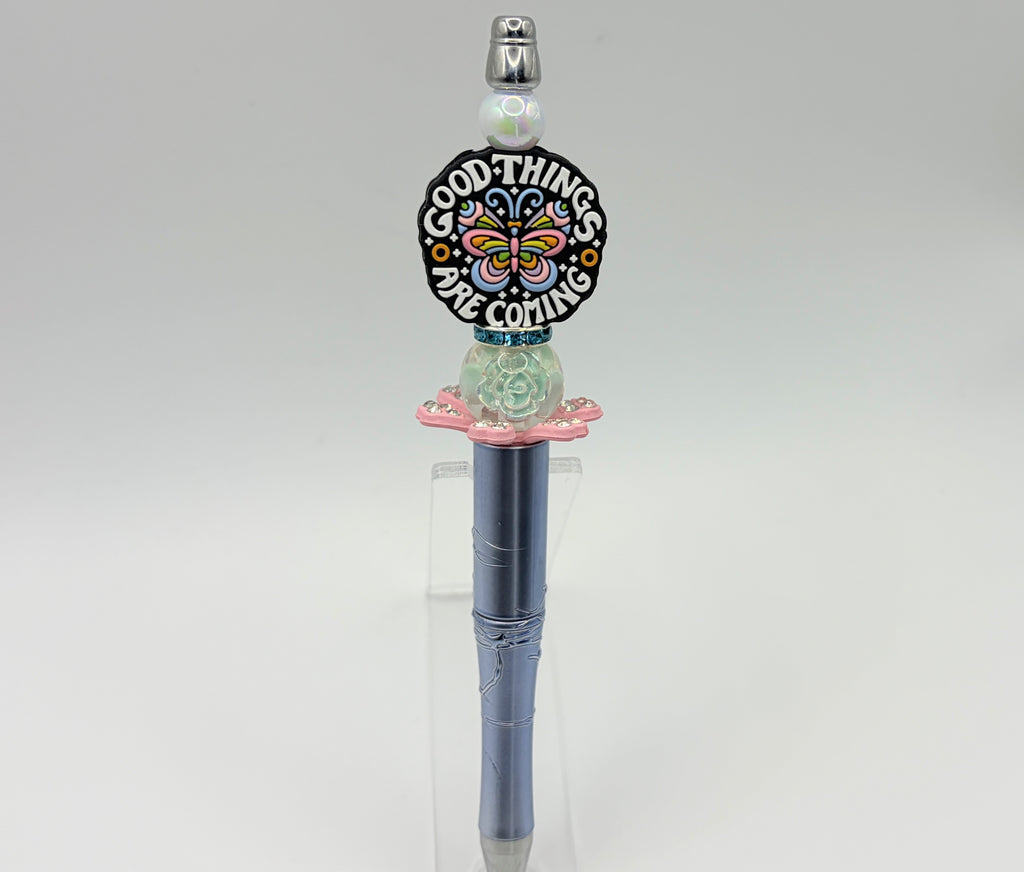 Faith-Inspired Beaded Pens – Choose Your Style A–F | Christian Gift Pens | Cross, Bible, Scripture Pens | Handmade Ink Pens