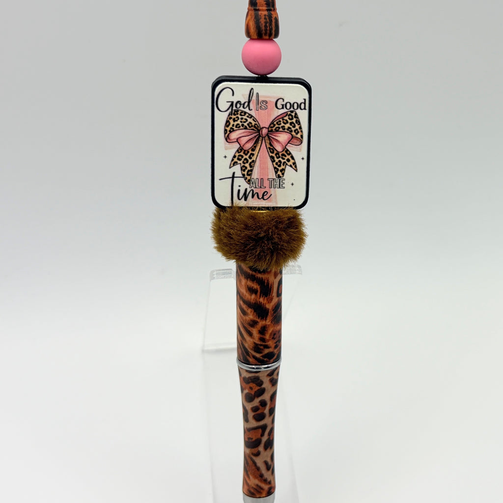Faith-Inspired Beaded Pens – Choose Your Style A–F | Christian Gift Pens | Cross, Bible, Scripture Pens | Handmade Ink Pens