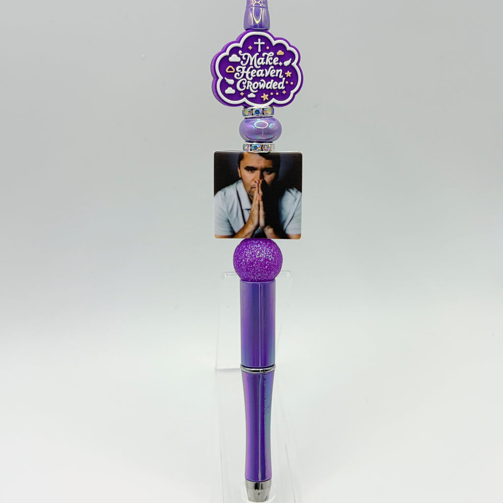 Faith-Inspired Beaded Pens – Choose Your Style A–F | Christian Pens | Cross, Scripture & Inspirational Message Pens | Handmade Gifts