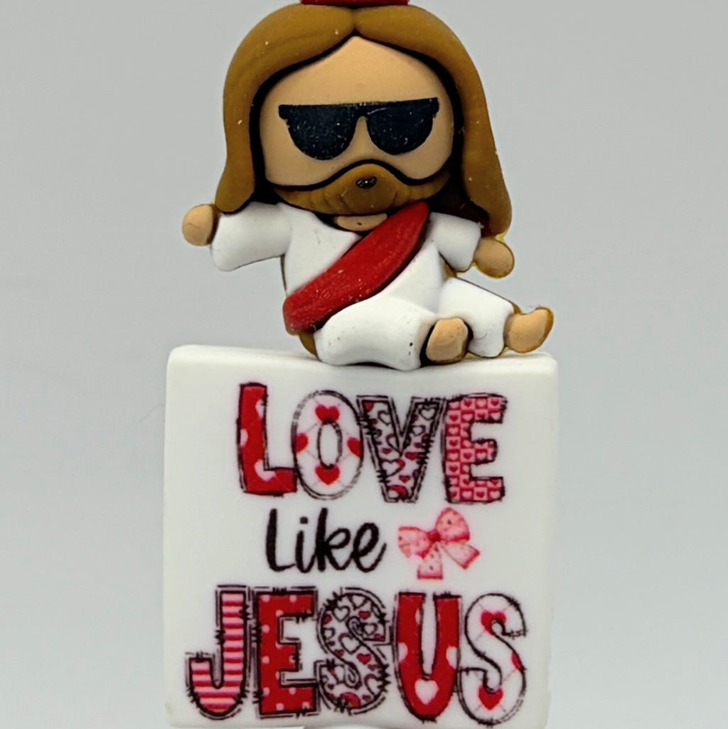 Faith-Inspired Beaded Pens – Choose Your Style A–F | Christian Pens | Love Like Jesus, Cross & Inspirational Pens | Handmade Gifts