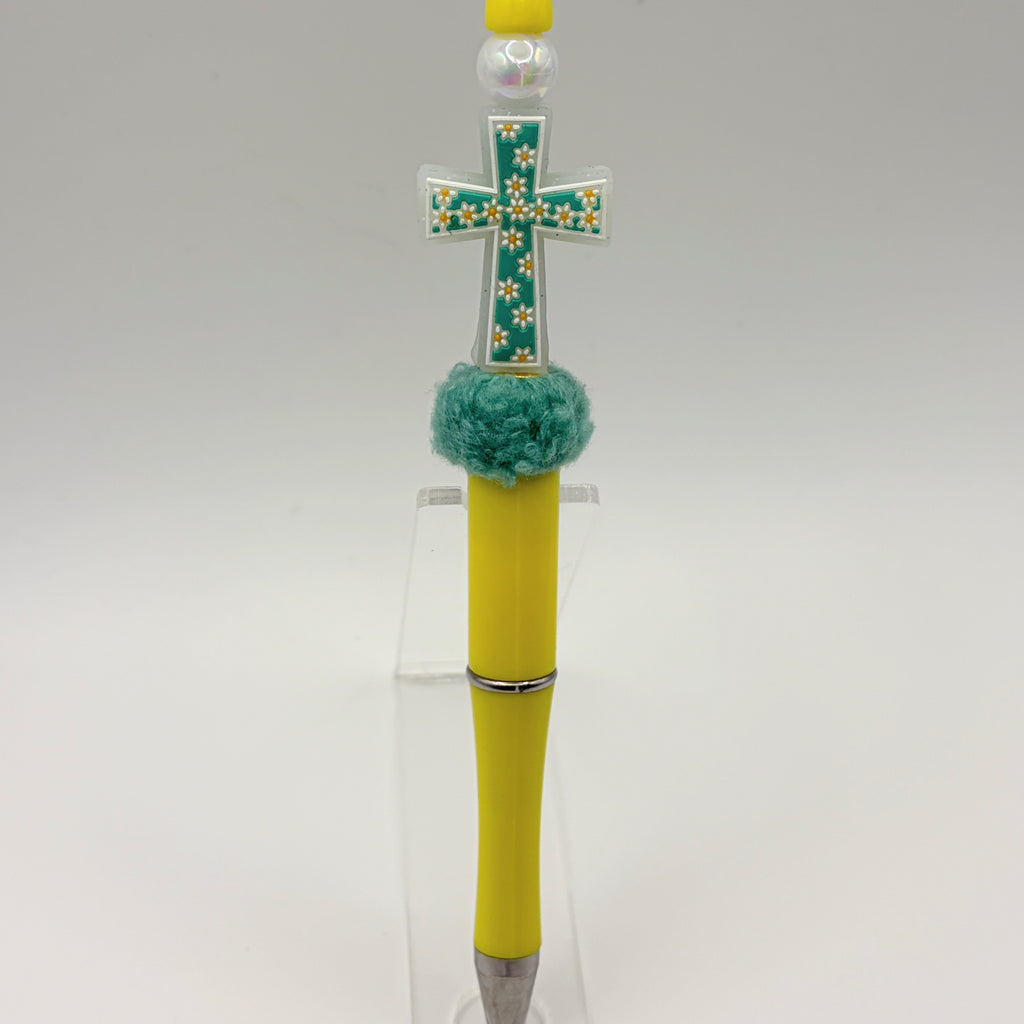 Faith-Inspired Beaded Pens – Choose Your Style A–F | Christian Pens | Love Like Jesus, Cross & Inspirational Pens | Handmade Gifts