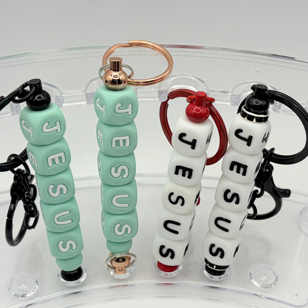 Faith-Inspired Beaded Keychains – Choose Your Style | Handmade Gift Accessories