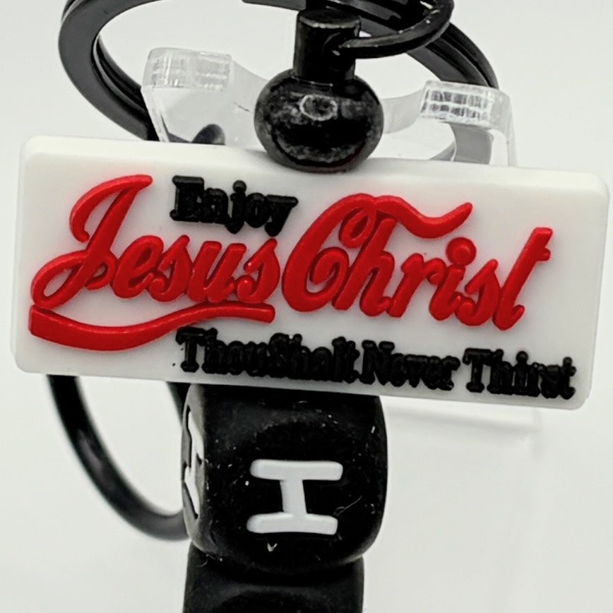 Faith-Inspired Beaded Keychains – “Brave, Hope, Love” Christian Keychains | Choose Your Style A–D