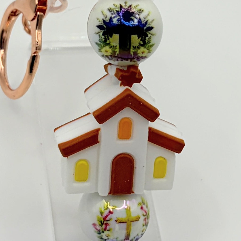 Faith-Inspired Noah’s Ark Beaded Keychains – Christian Keychains | Choose Your Style A–D | Handmade Gift