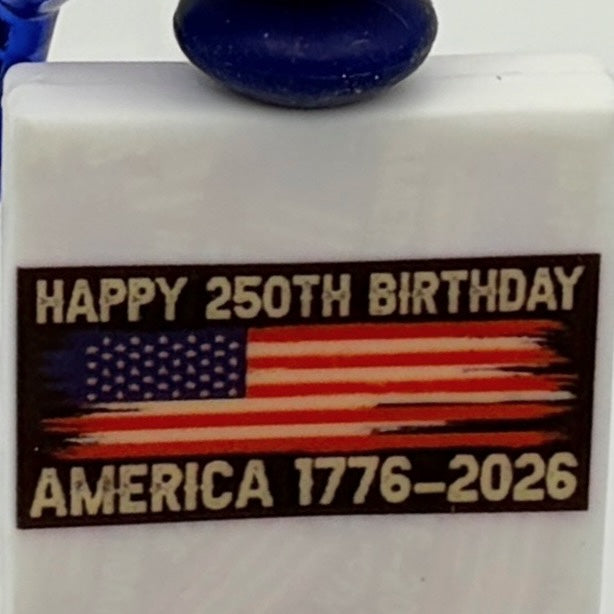 Patriotic Beaded Keychains – America 250th Birthday 1776–2026 | Red White Blue Keychains | Choose Your Style A–C