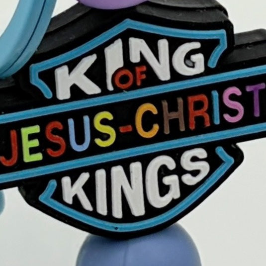 Faith-Inspired Beaded Keychains – Cute Christian Keychains with Puff, Scripture & Jesus Designs | Choose Your Style A–D