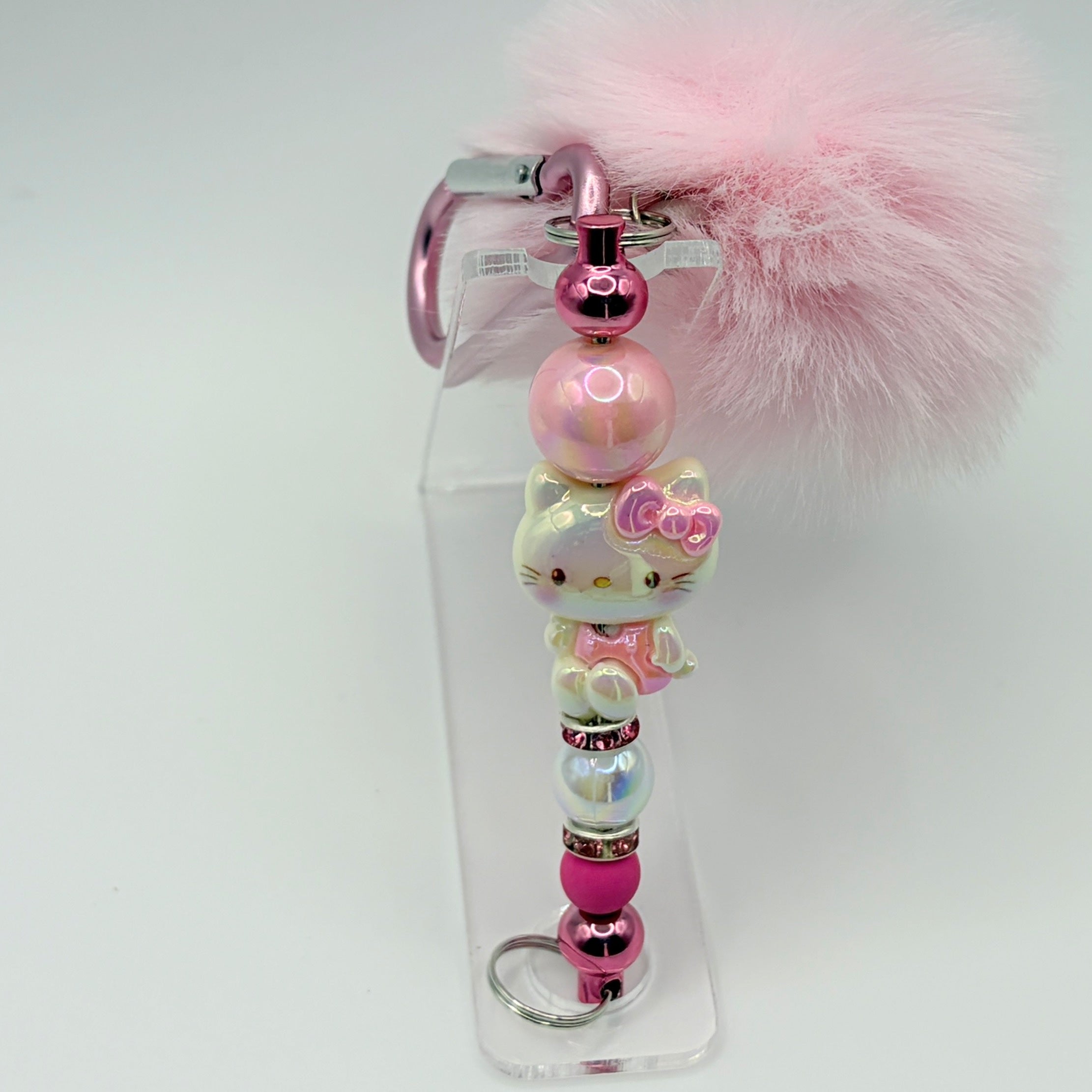 Faith-Inspired Beaded Keychains – Cute Christian Keychains with Puff, Scripture & Jesus Designs | Choose Your Style A–D