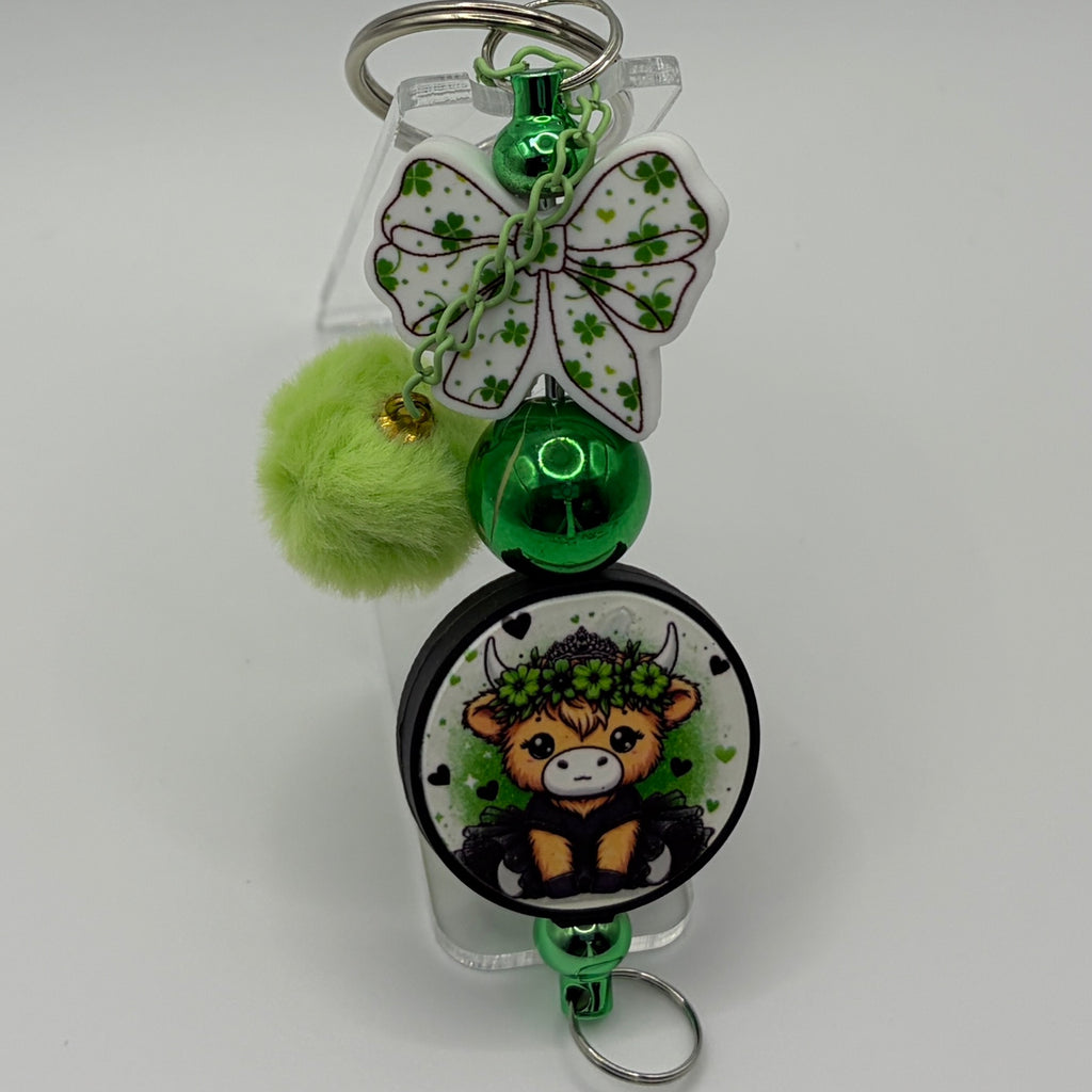 St. Patrick’s Day Beaded Keychains – Lucky Clover & Shamrock Keychains | Cute Green Gift | Choose Your Style A–C