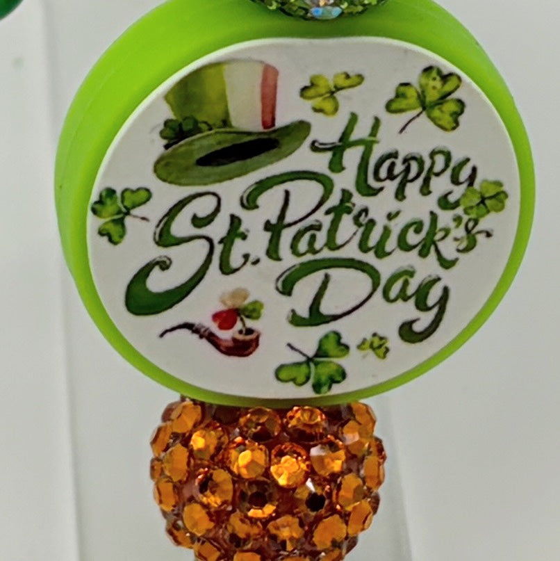 St. Patrick’s Day Beaded Keychains – Lucky Clover & Shamrock Keychains | Cute Green Gift | Choose Your Style A–C