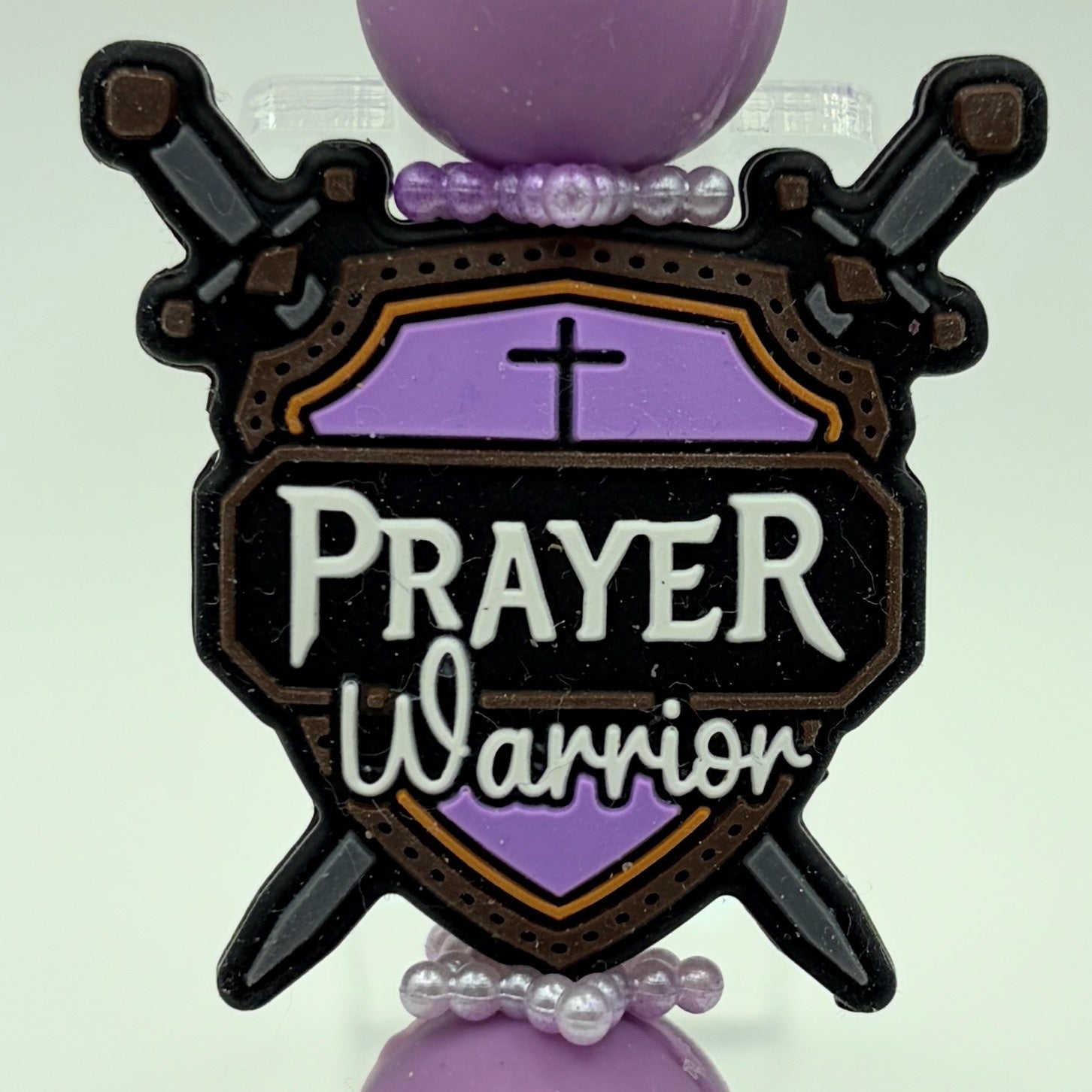 Faith-Inspired Beaded Magnifying Glass – Choose Your Style (A–D) – Prayer Warrior, Cross & Bible Study Designs