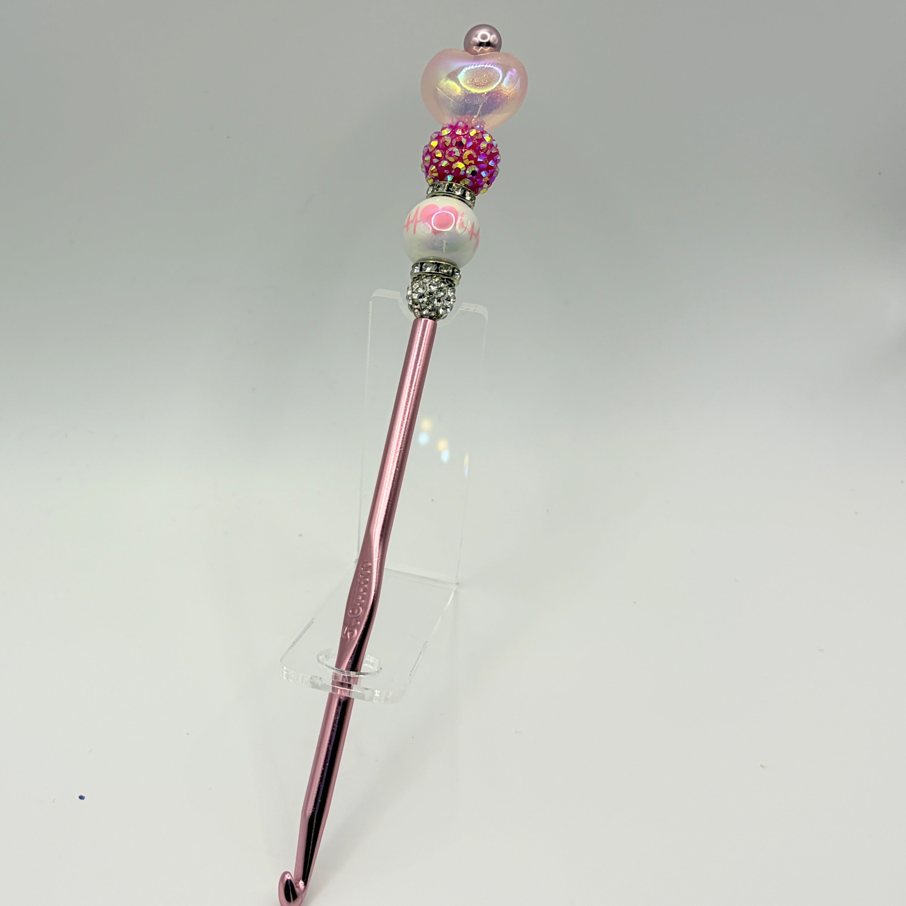Beaded Crochet Hooks – Handmade Decorative Crochet Needles | Choose Your Style A–F