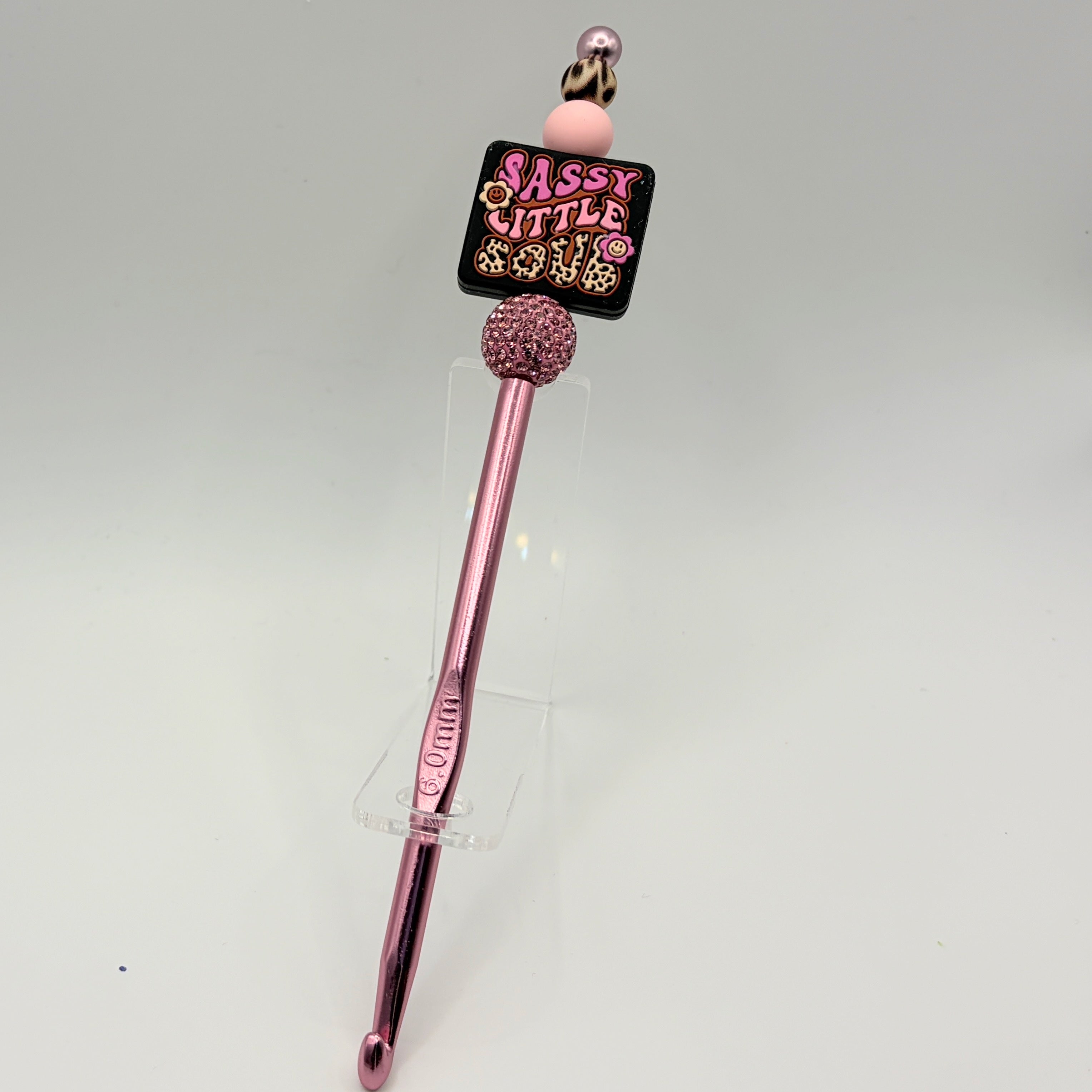 Beaded Crochet Hooks – Handmade Decorative Crochet Needles | Choose Your Style A–F