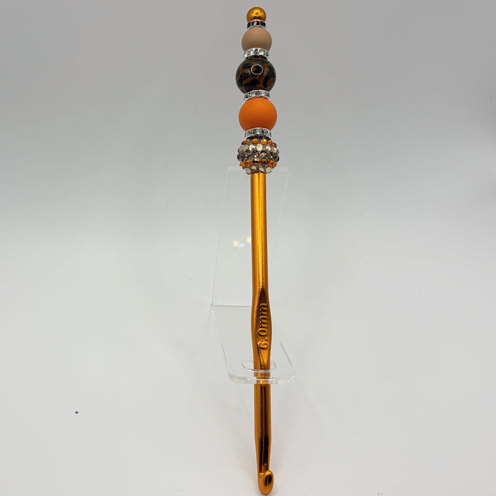 Beaded Crochet Hooks – Handmade Decorative Crochet Needles | Choose Your Style A–F