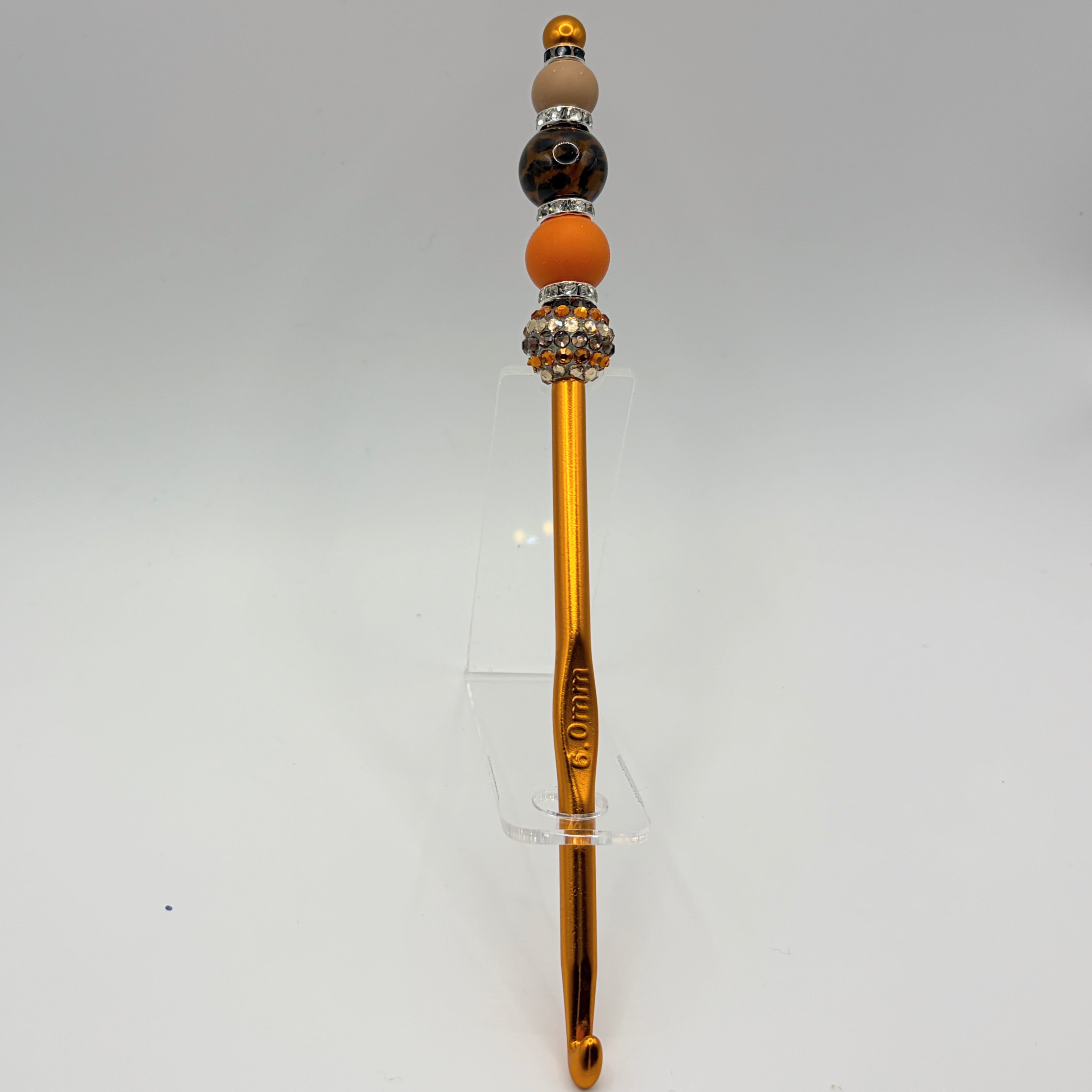Beaded Crochet Hooks – Handmade Decorative Crochet Needles | Choose Your Style A–F