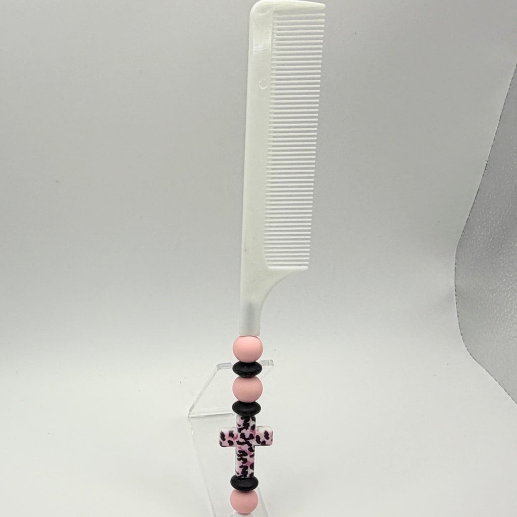 Beaded Fine-Tooth Comb | Handmade Styling Comb | Choose Your Style A-K