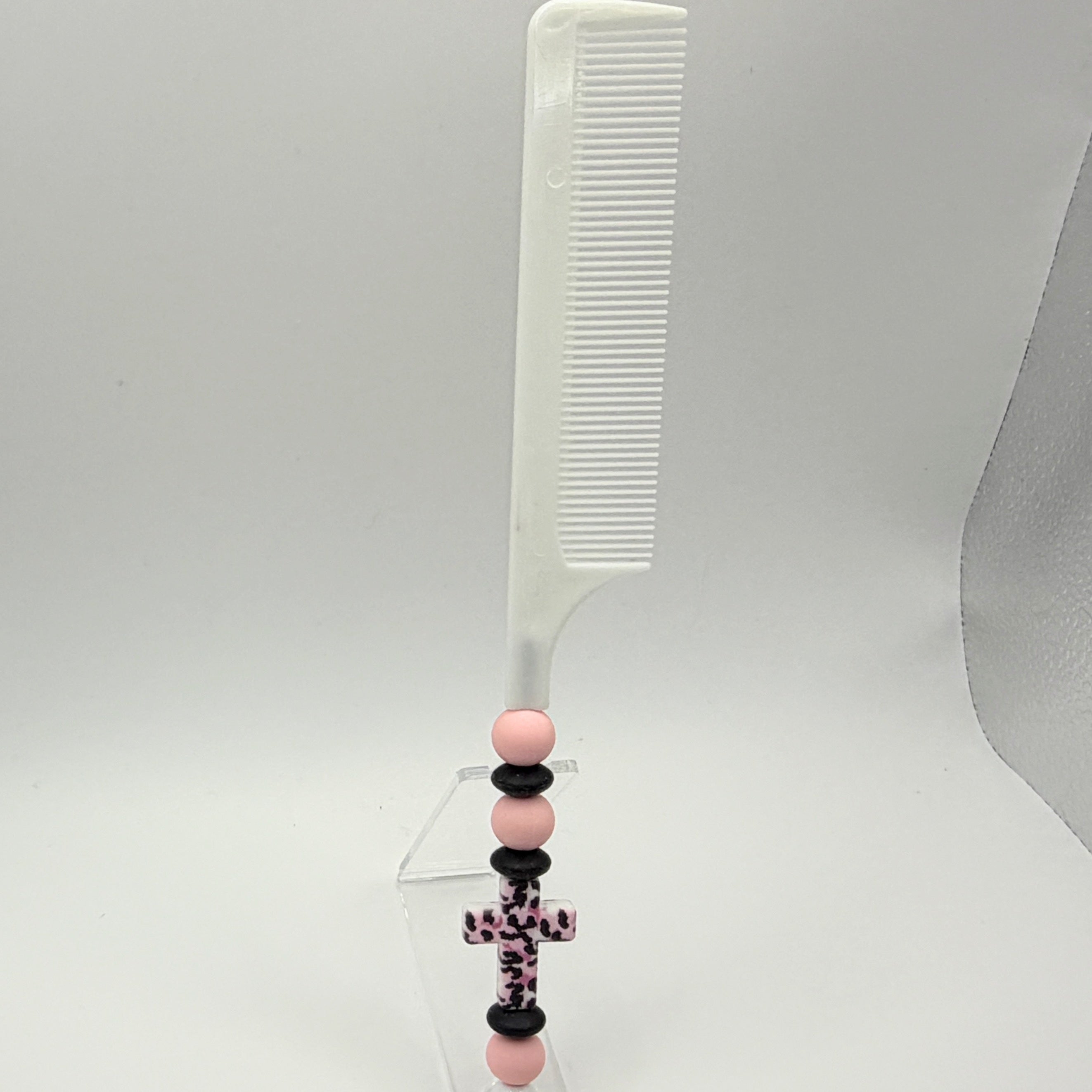 Beaded Fine-Tooth Comb | Handmade Styling Comb | Choose Your Style A-K