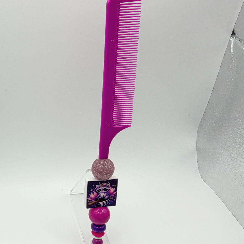 Beaded Fine-Tooth Comb | Handmade Styling Comb | Choose Your Style A-K