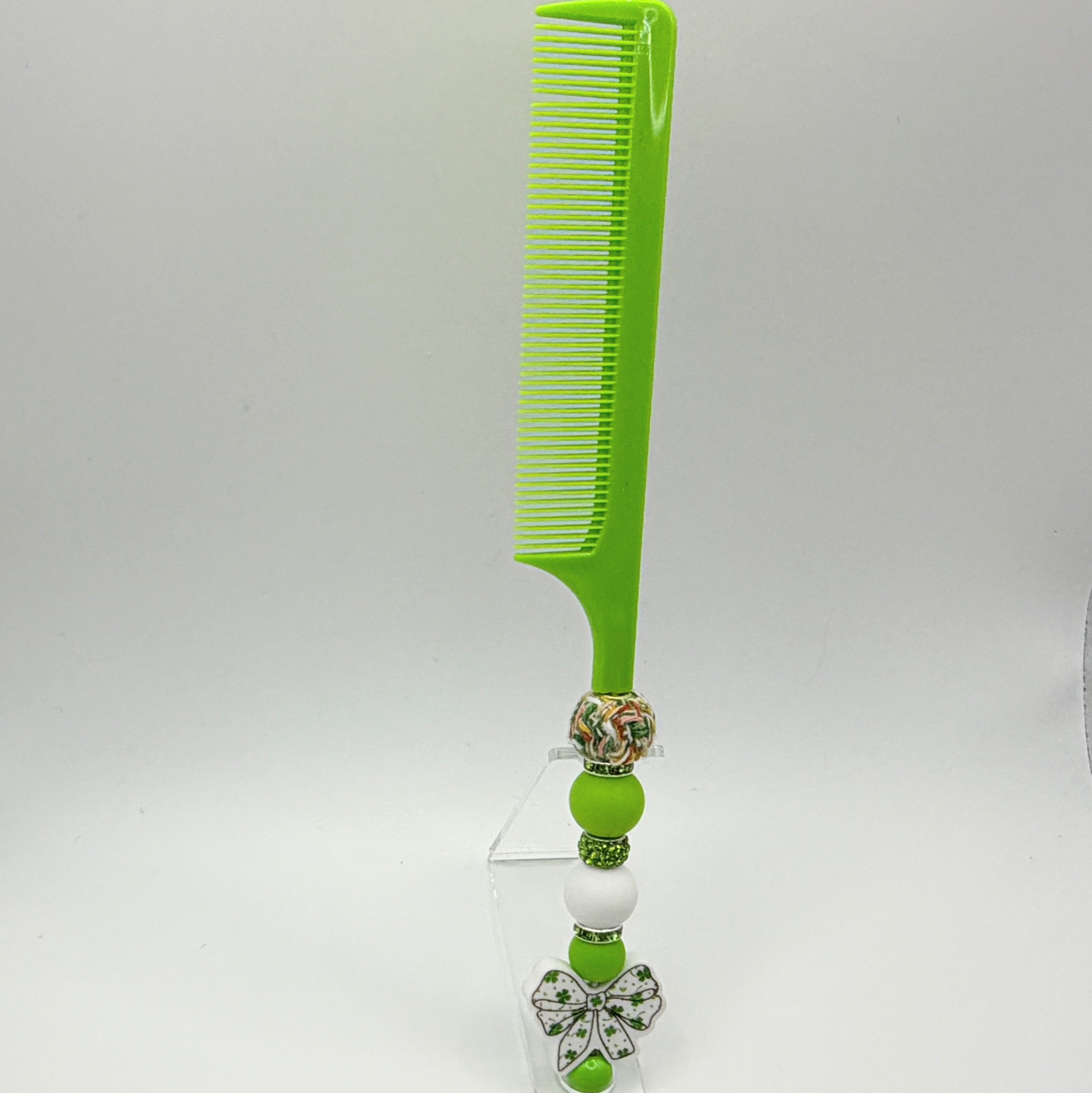 Beaded Fine-Tooth Comb | Handmade Styling Comb | Choose Your Style A-K