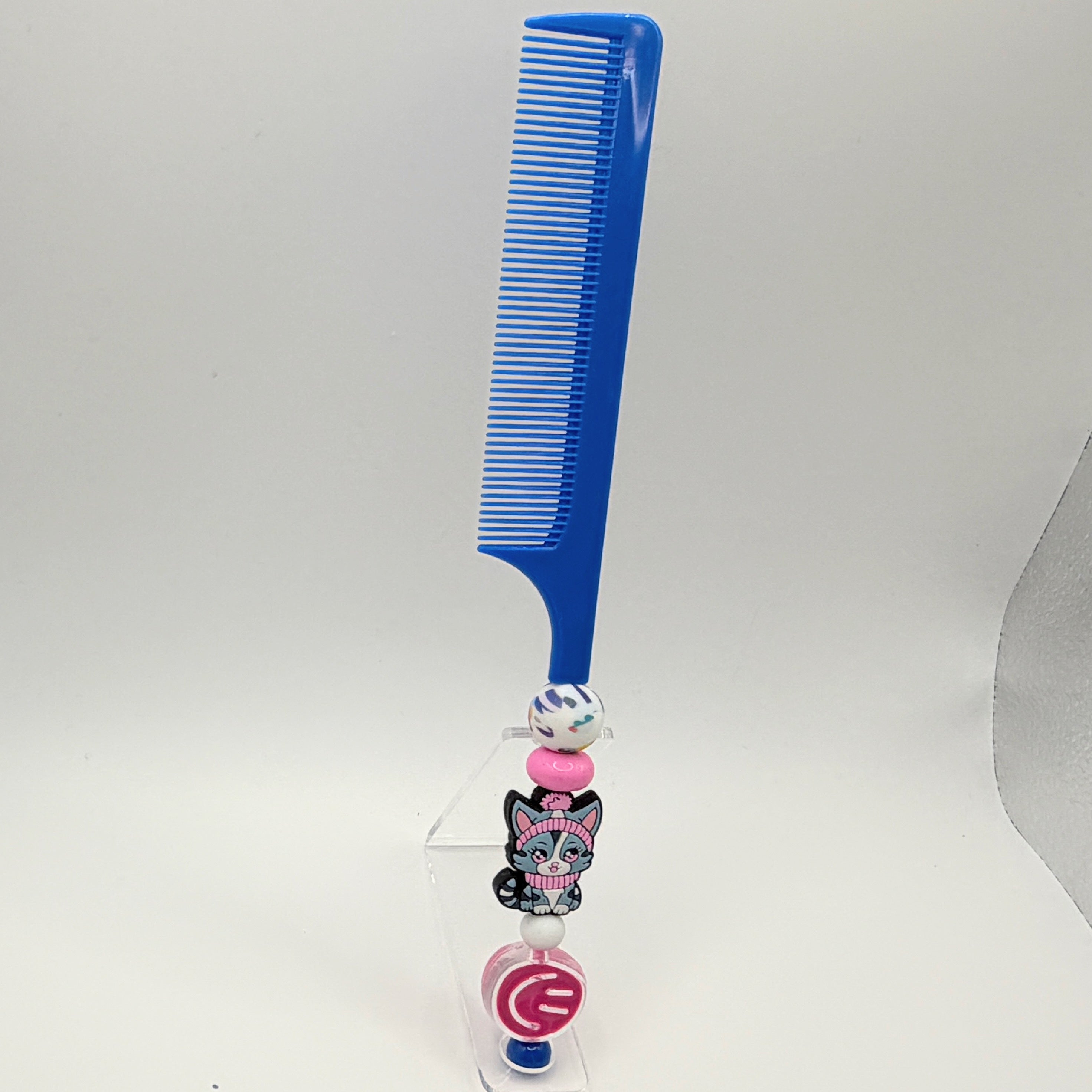 Beaded Fine-Tooth Comb | Handmade Styling Comb | Choose Your Style A-K