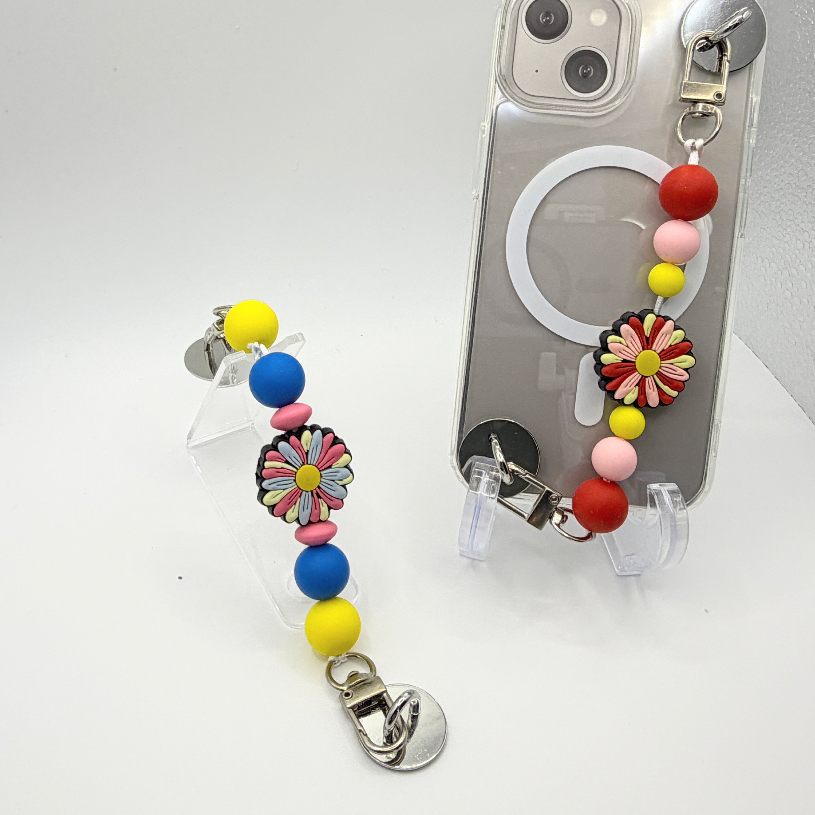 Beaded Cell Phone Straps – Choose Your Style A–M | Cute Wrist Straps for iPhone & Smartphones | Handmade Phone Accessories