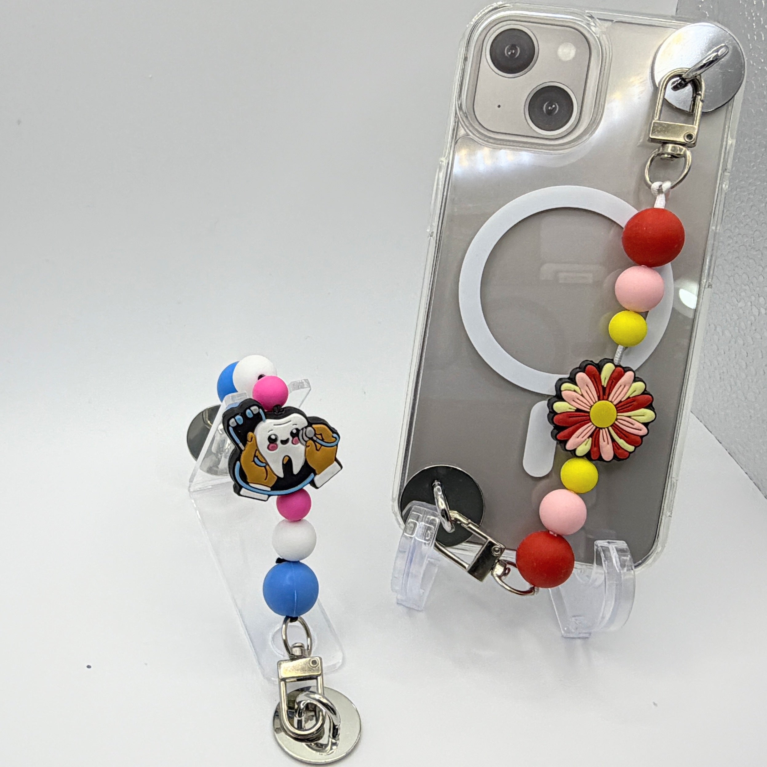 Beaded Cell Phone Straps – Choose Your Style A–M | Cute Wrist Straps for iPhone & Smartphones | Handmade Phone Accessories