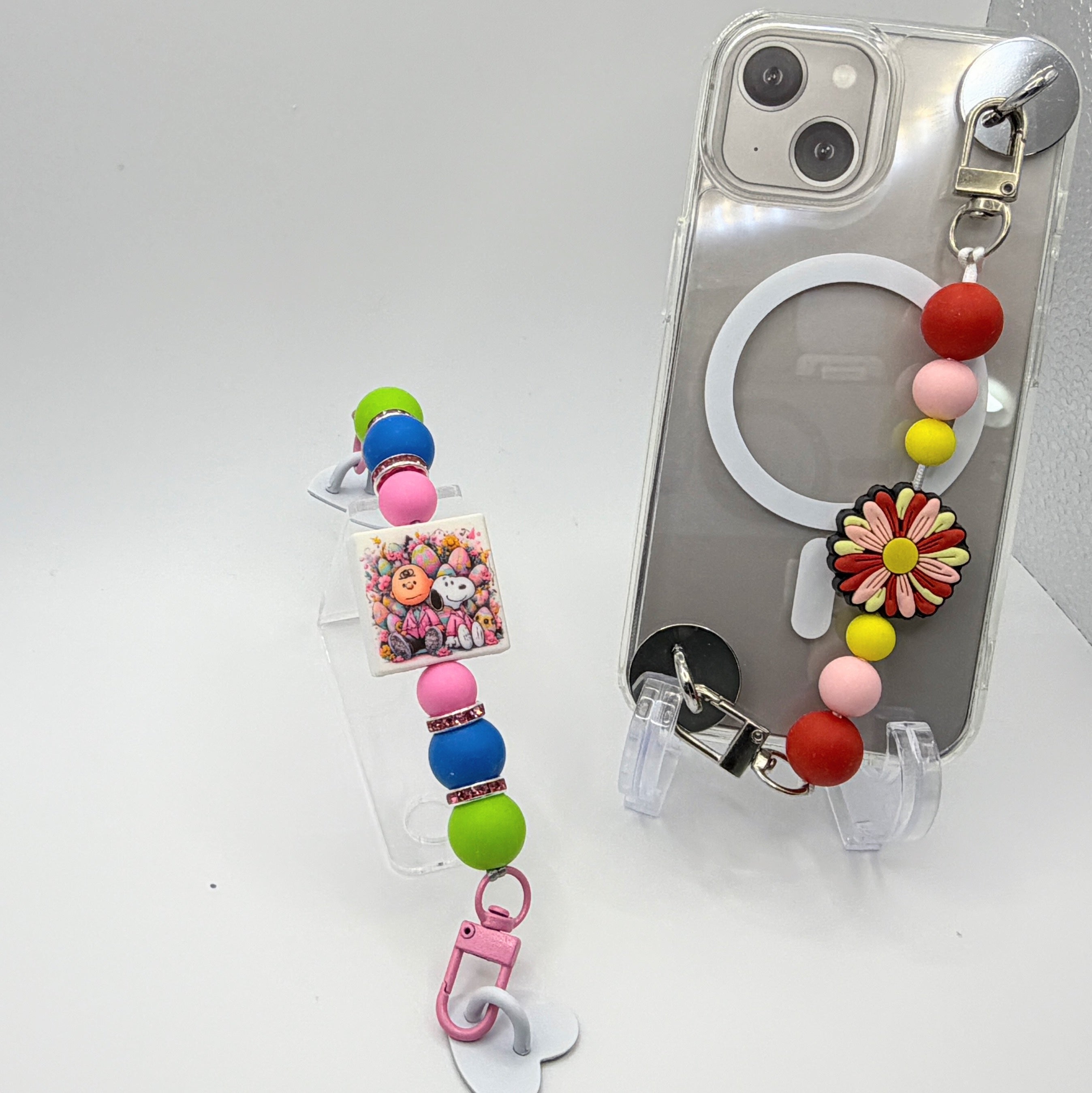 Beaded Cell Phone Straps – Choose Your Style A–M | Cute Wrist Straps for iPhone & Smartphones | Handmade Phone Accessories