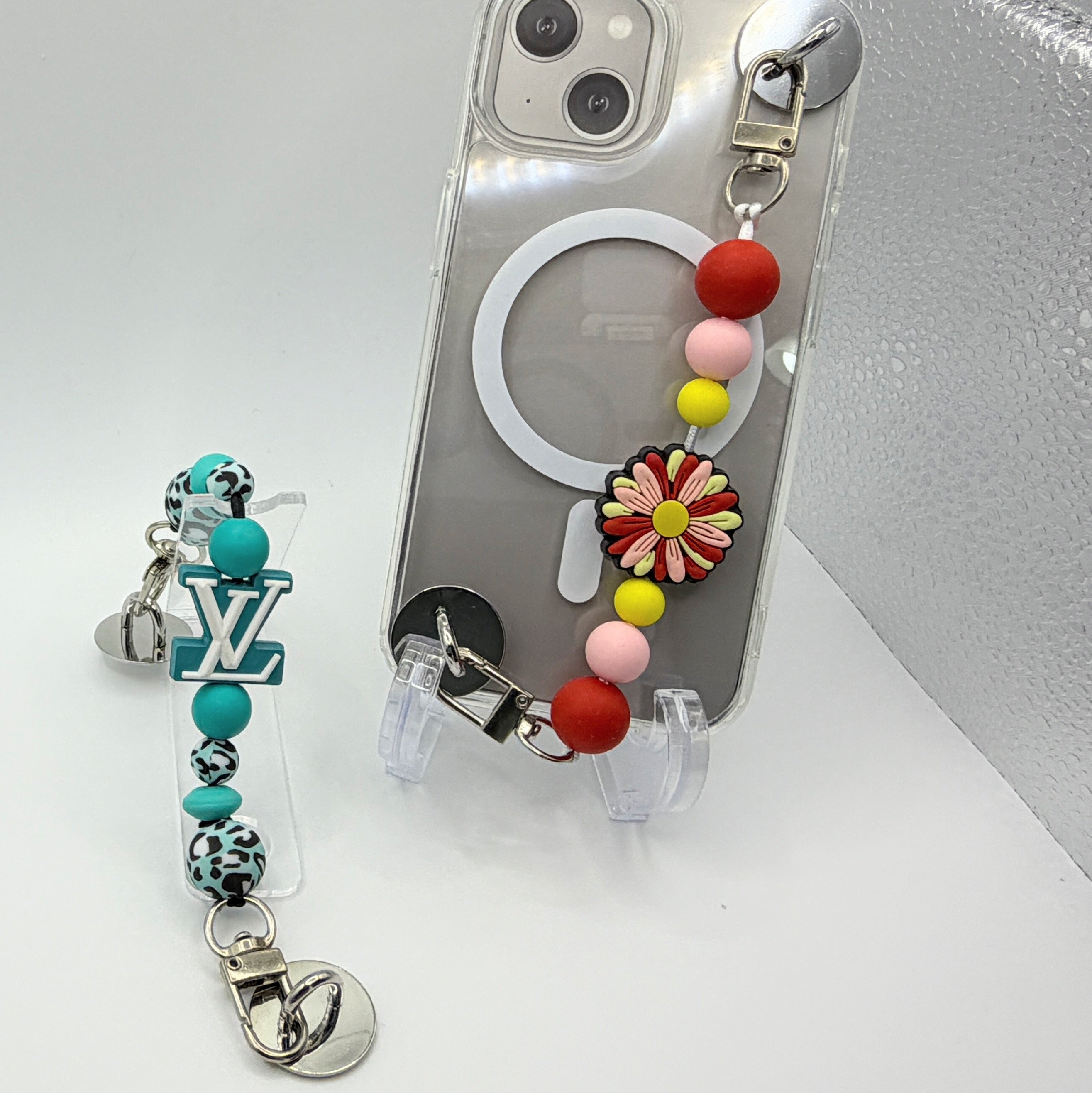 Beaded Cell Phone Straps – Choose Your Style A–M | Cute Wrist Straps for iPhone & Smartphones | Handmade Phone Accessories