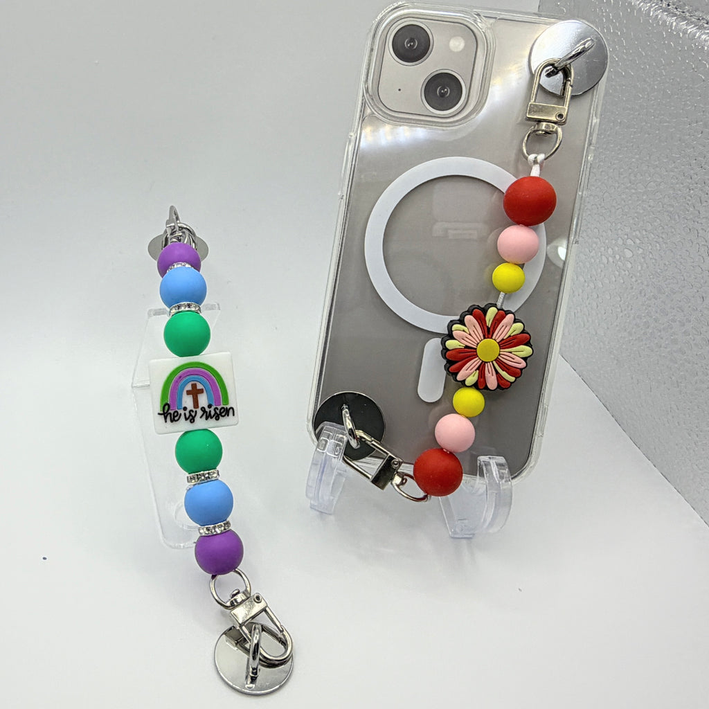 Beaded Cell Phone Straps – Choose Your Style A–M | Cute Wrist Straps for iPhone & Smartphones | Handmade Phone Accessories