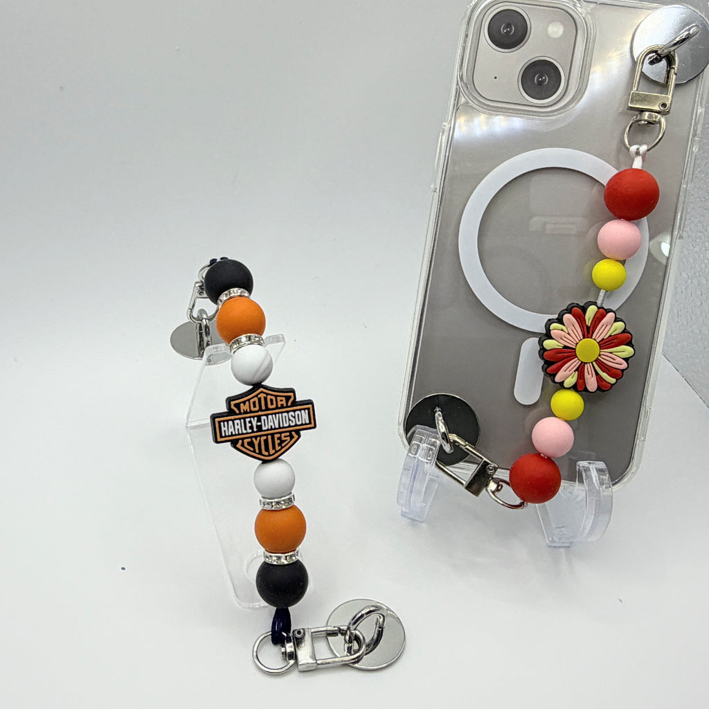 Beaded Cell Phone Straps – Choose Your Style A–M | Cute Wrist Straps for iPhone & Smartphones | Handmade Phone Accessories