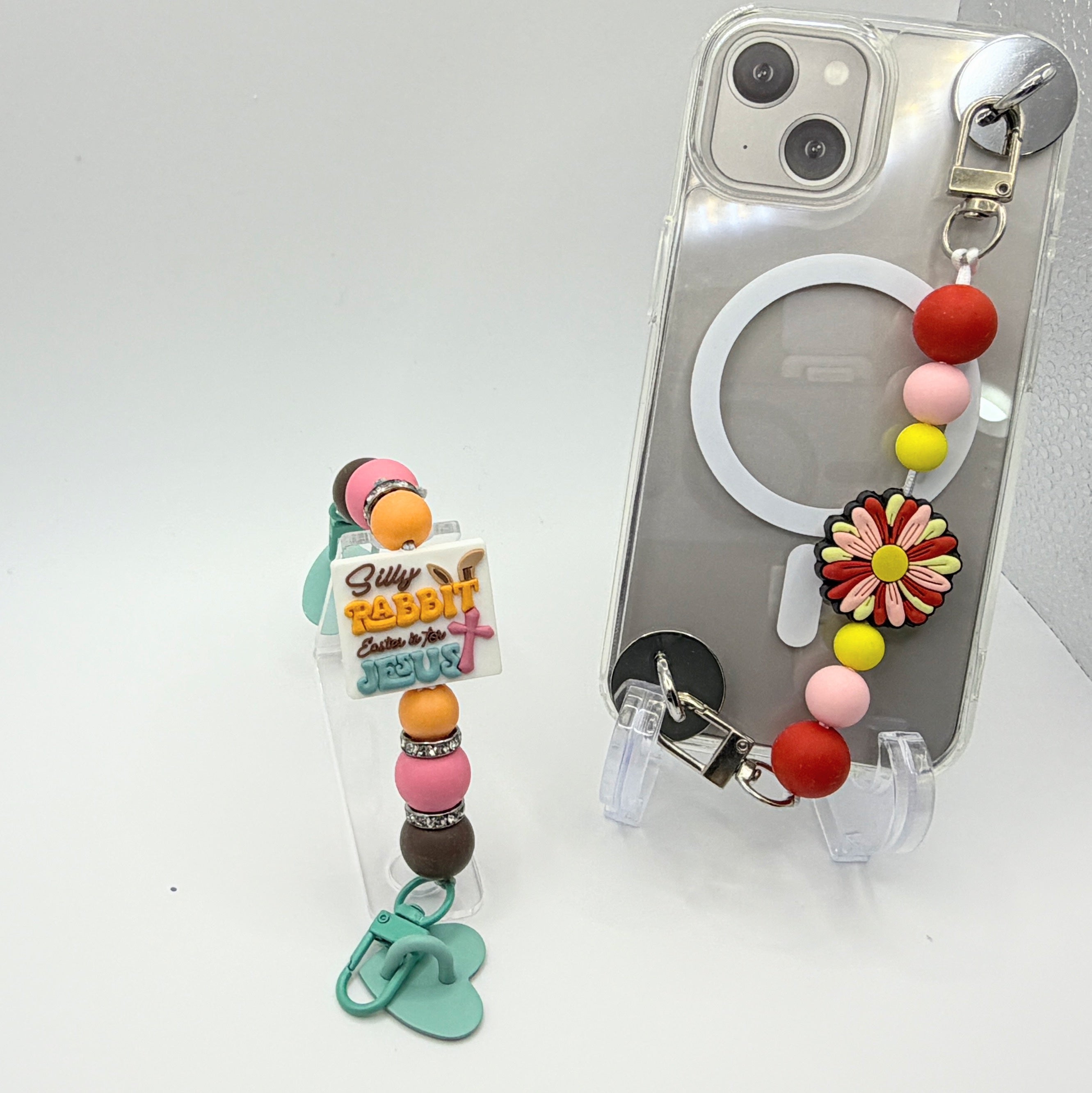 Beaded Cell Phone Straps – Choose Your Style A–M | Cute Wrist Straps for iPhone & Smartphones | Handmade Phone Accessories