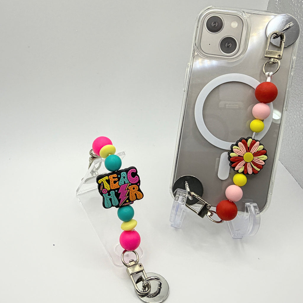 Beaded Cell Phone Straps – Choose Your Style A–M | Cute Wrist Straps for iPhone & Smartphones | Handmade Phone Accessories