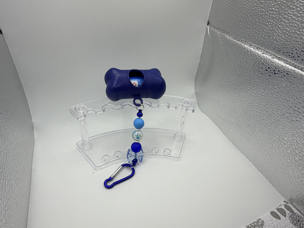 Beaded Dog Waste Bag Holder Keychain | Cute & Functional Pet Accessory