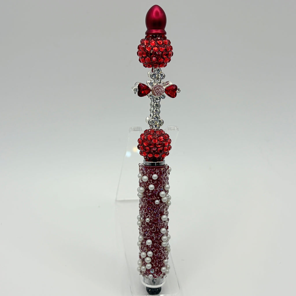 Beaded Stylus Pen – Touchscreen + Ink Pen Combo | Choose Your Style (A–F)