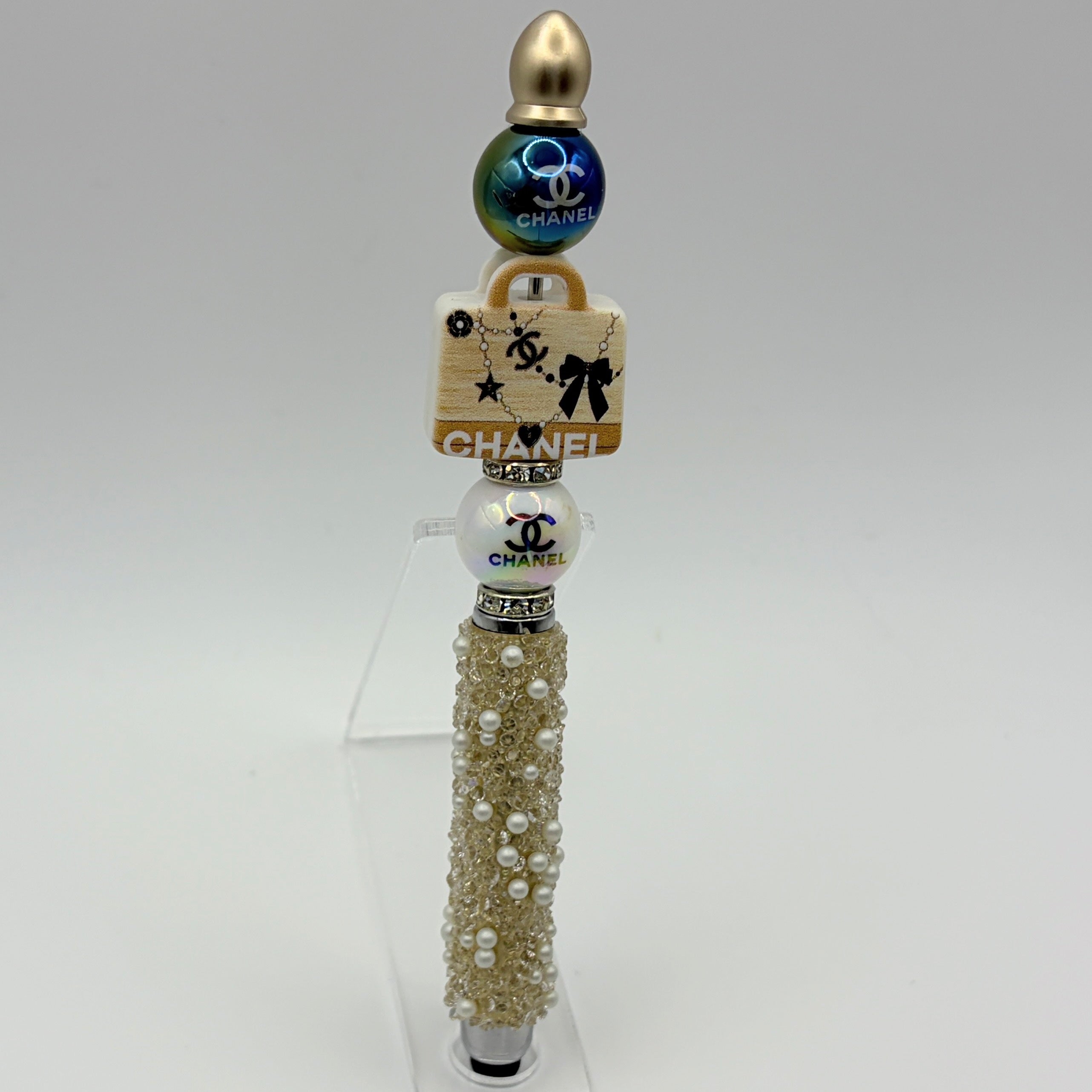 Beaded Stylus Pen – Touchscreen + Ink Pen Combo | Choose Your Style (A–F)