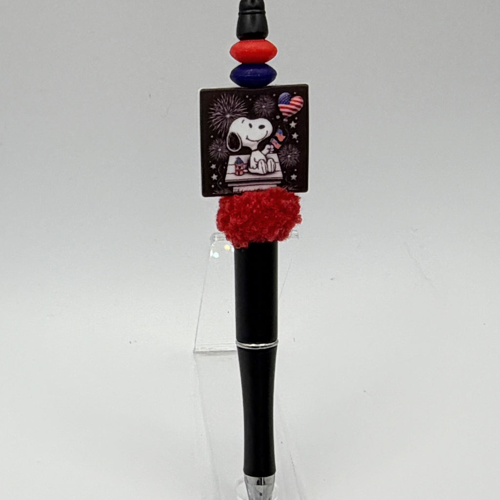 Patriotic Beaded Pens – Choose Your Style A–R |US Military, Faith, USA & Fun Designs | Handmade Gift Pens