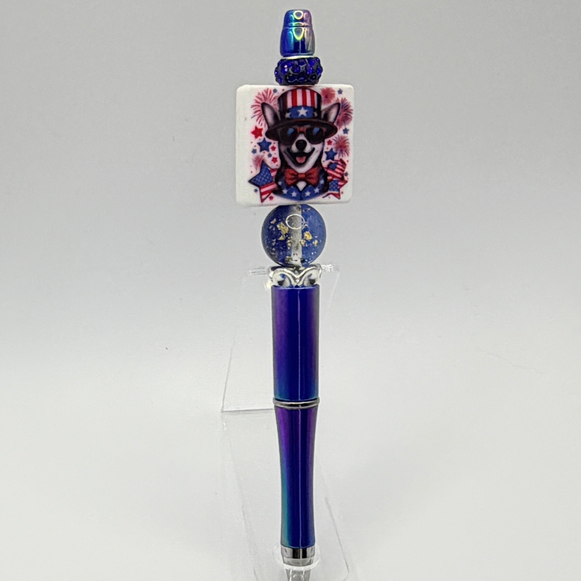 Patriotic Beaded Pens – Choose Your Style A–R |US Military, Faith, USA & Fun Designs | Handmade Gift Pens