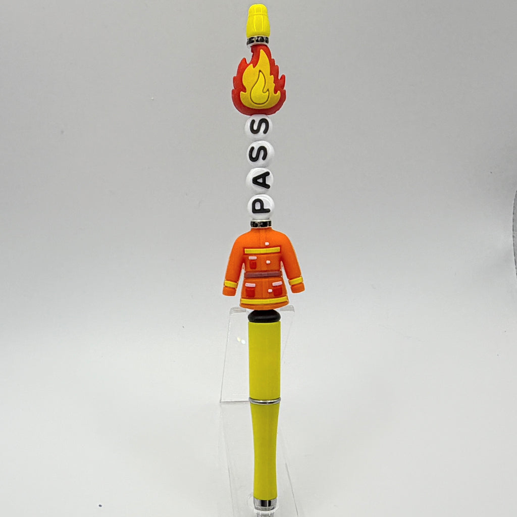 Firefighter Beaded Pen Collection